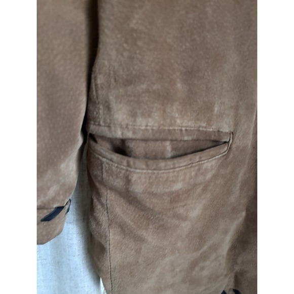 The Limited Collection Leather Jacket Womens L Brown Western Blazer Whipstitch - Picture 6 of 15